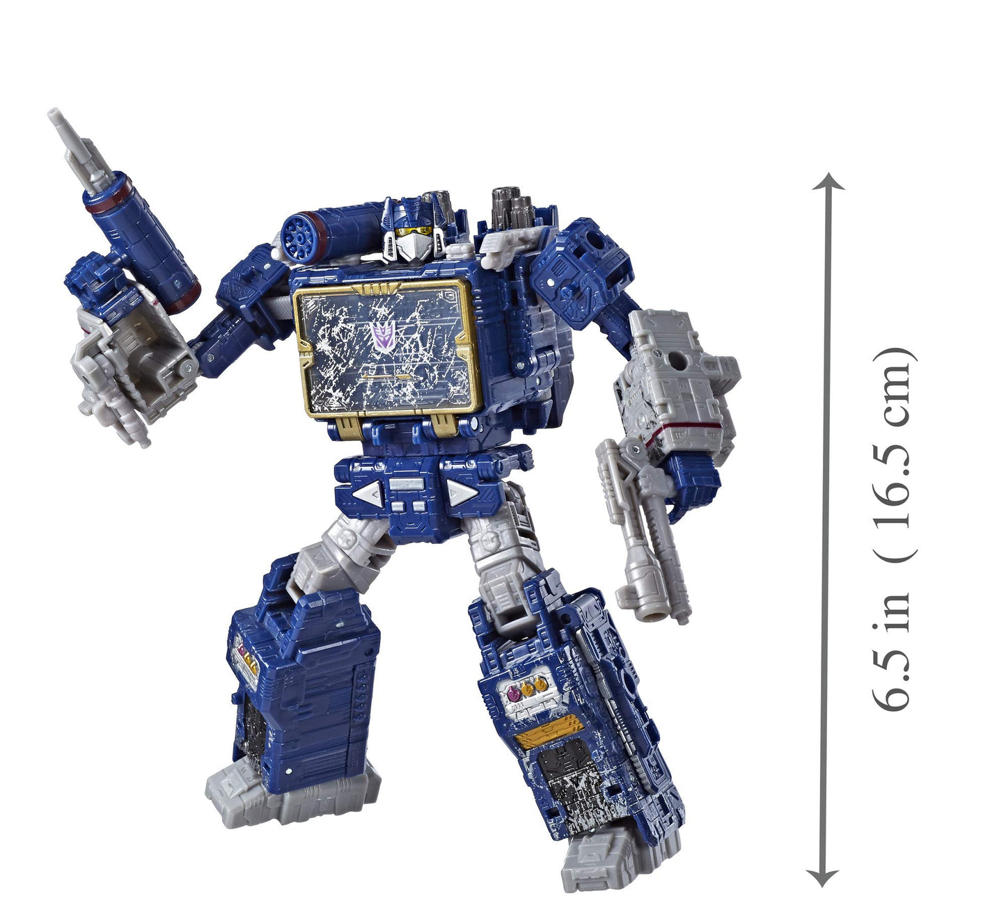 Transformers Toys Generations War for Cybertron Voyager Wfc-S25 Soundwave Action Figure - Siege Chapter - Adults & Kids Ages 8 & Up, 7"