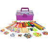 YITOHOP Arts Craft Supplies for Kids, 1000+ PCS Toddler DIY Craft Art Supply Set Include Pipe Cleaners, Pom Poms, Storage Box, 2026 Christmas Holiday