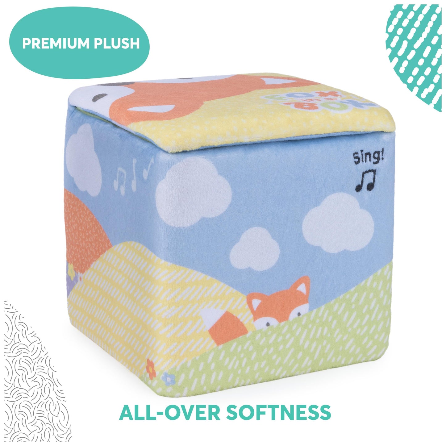 GUND Baby Fox in a Box, Animated Plush Activity Toy for Babies and Infants