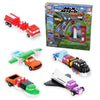 Popular Playthings Magnetic Vehicles for Toddlers 1-3, Mini Mix or Match Car Toys, Set of 9 Gift for Kids - Vehicles