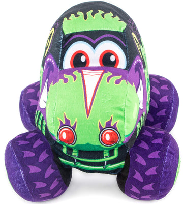 Jay Franco Monster Jam Truckin' Pals Grave Digger Pillow Buddy - Super Soft Polyester Microfiber, 13 inches