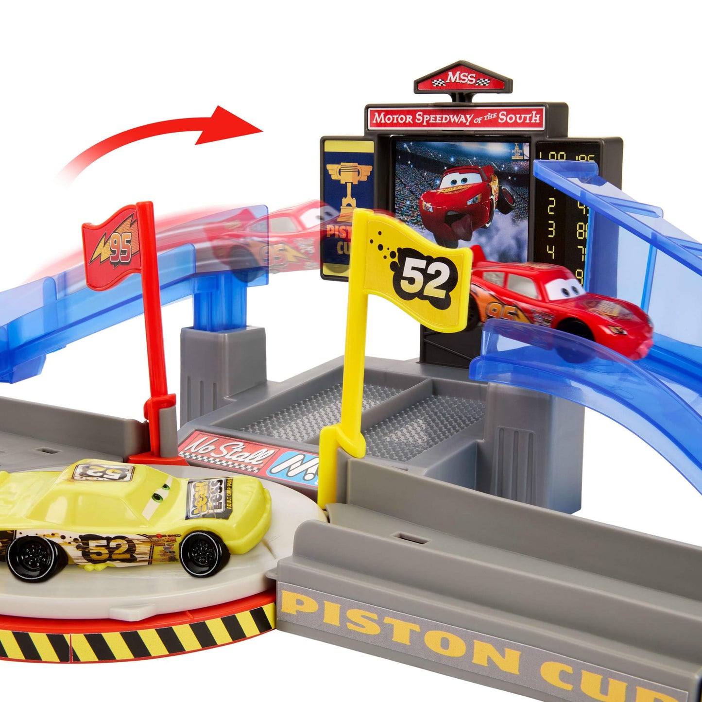 Mattel Disney and Pixar Cars Piston Cup Stunting Speedway Set