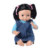 Cre8tive Minds Multi-Ethnic Toddler Baby Doll with Moveable Limbs, Denim Dress, Native American Doll for Girls and Boys Ages 19+ Months