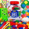Made By Me! Ultimate Jar of Crafts, 200+ Piece Rainbow Craft Supply Bundle, Craft Supplies Starter Kit, Great Arts & Crafts Kit for Travel