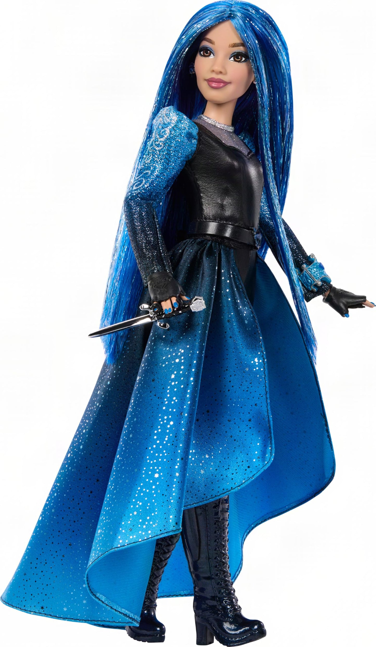 Mattel Disney Descendants: Wicked Wonderland Deluxe Fashion Doll & Accessory, Chloe Wonderland with Removable Movie-Inspired Clothing & Dagger