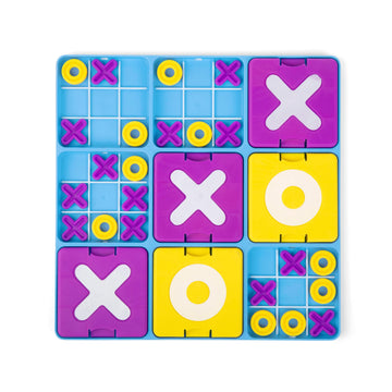 Ultimate Tic Tac Toe™ By Relatable, Exciting Board Games for Family Gatherings, Great Games for Kids, Includes 1 Board, 41 Mini X's, 40 Mini O's, 5