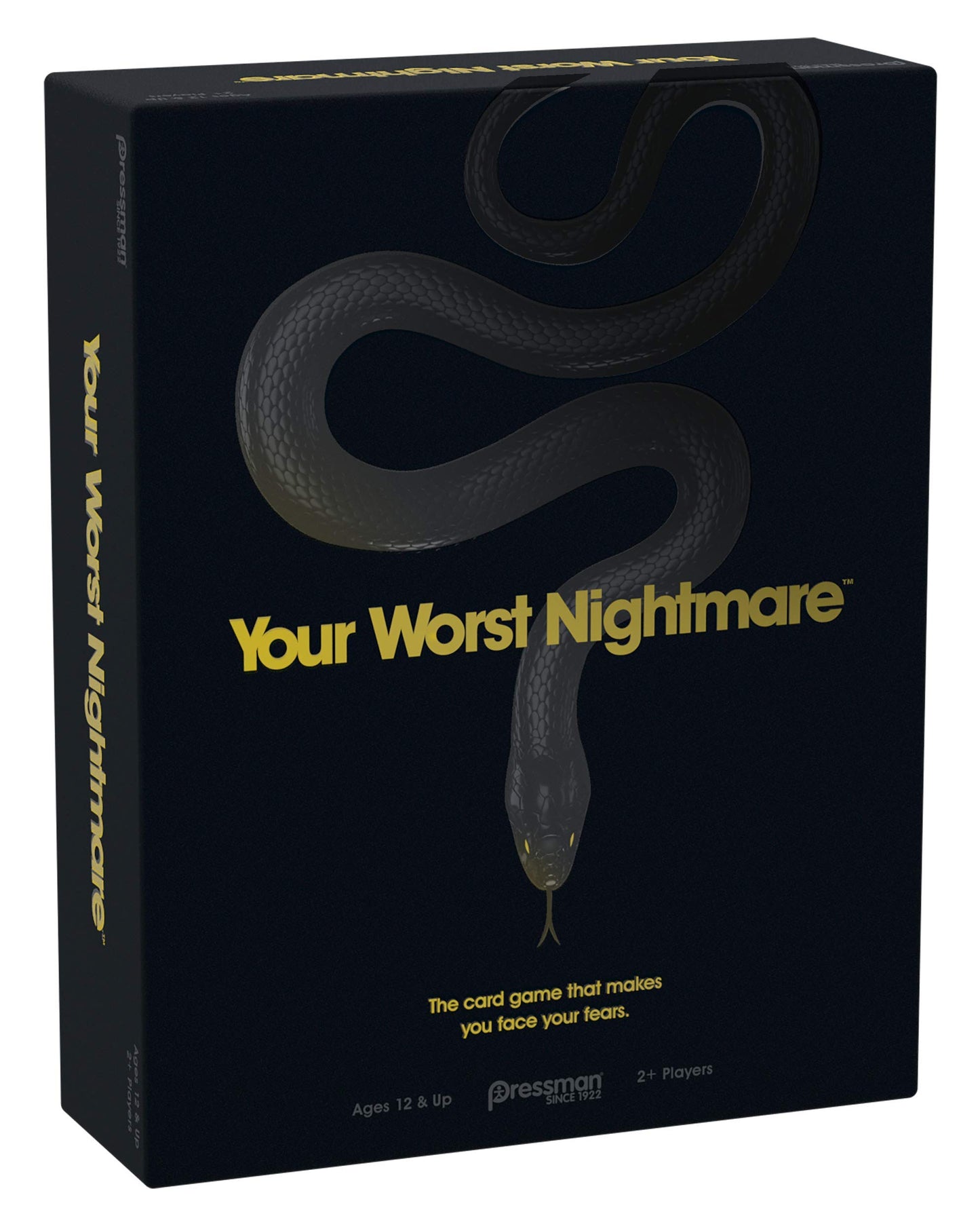 Your Worst Nightmare by Pressman - The Card Game That Makes You Face Your Fears, Black
