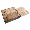 The Broken Token Roll for The Galaxy Compatible Game Organizer - Wood Storage Box with Multiple Dividers and Rows