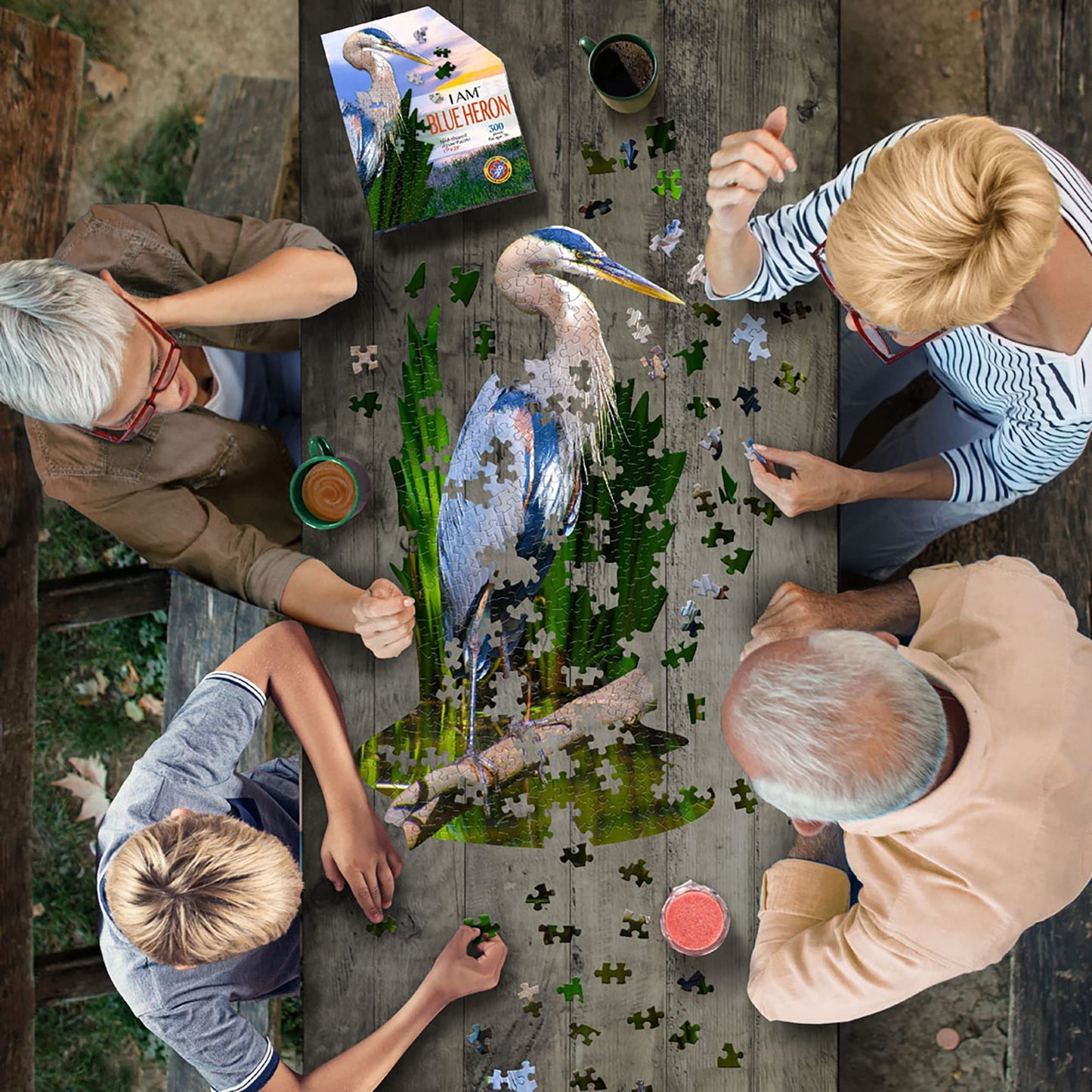 I Am Blue Heron 300 Pieces