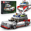 Mould King Ghost Car ECTO-1 Building Sets for Boys Age 14+&Ghost Bus Movie Fans, Creative Classic Cars 10021 Cool Vehicles Model Kits Birthday Gifts