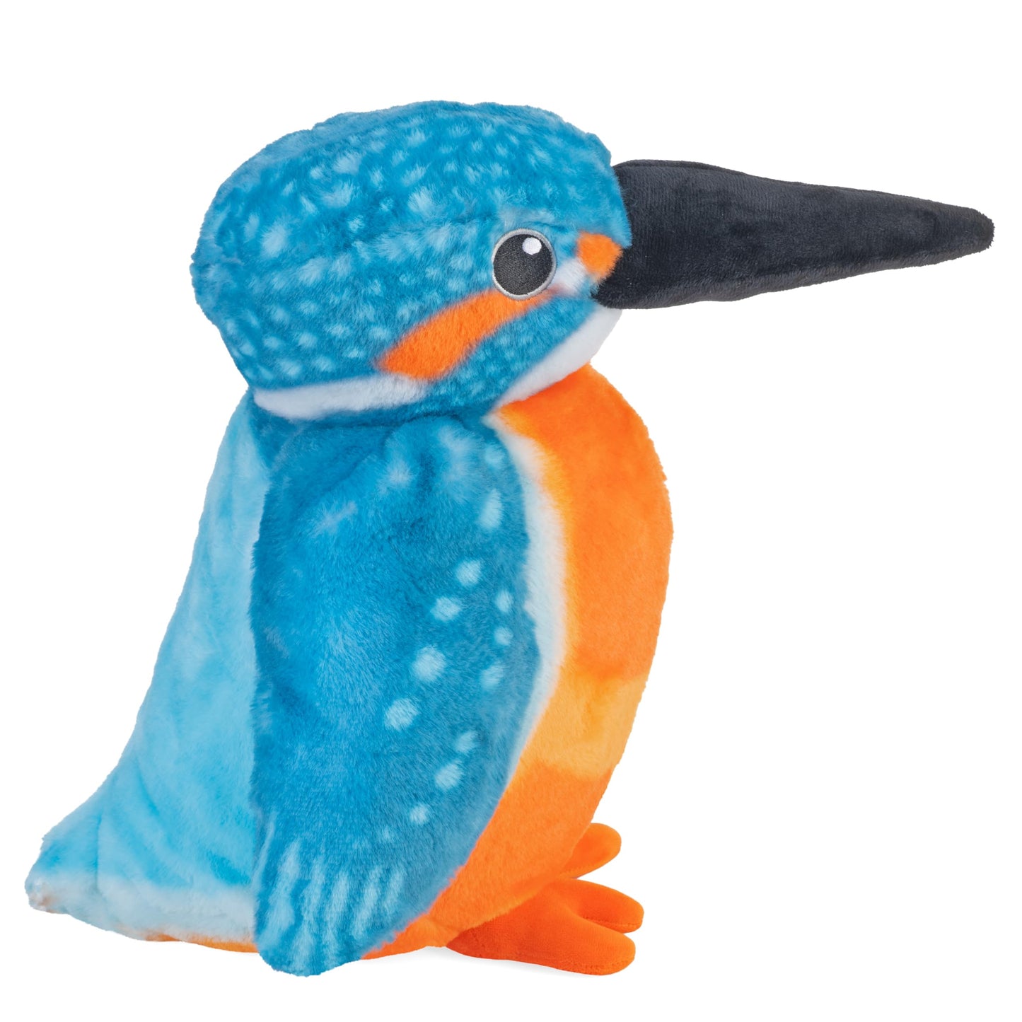 Wild Republic Cuddlekins Eco Kingfisher, Stuffed Animal, 12 Inches, Plush Toy, Fill is Spun Recycled Water Bottles