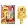 Rainbow High Jr High PJ Party - Sunny, Yellow 9" Posable Blonde Fashion Doll with Soft Onesie, Slippers, Fun Play Accessories, Great Toy Gift for