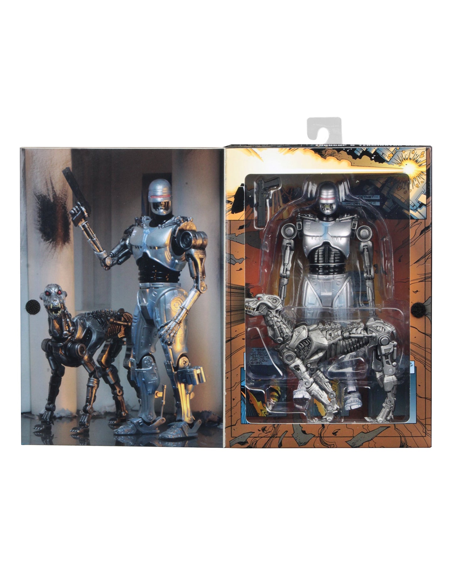 NECA - Robocop vs The Terminator - 7" Scale Action Figures - EndoCop/Terminator Dog 2-Pack