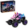 LEGO Technic Monster Jam Sparkle Smash Pull-Back Truck Toy for Boys & Girls - Monster Truck Building Toy W/Pull-Back Racing Action for Kids, Ages 7+