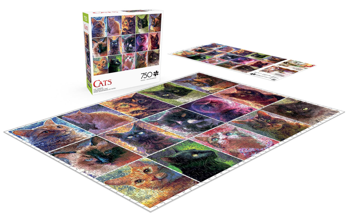 Buffalo Games - Cat Candids - 750 Piece Jigsaw Puzzle for Adults