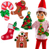 The Elf on the Shelf Sweater Set - Elf Boy or Girl Accessory with 5 Different Removable Decals Change Your Elves Costume Daily, Have Fun with Your