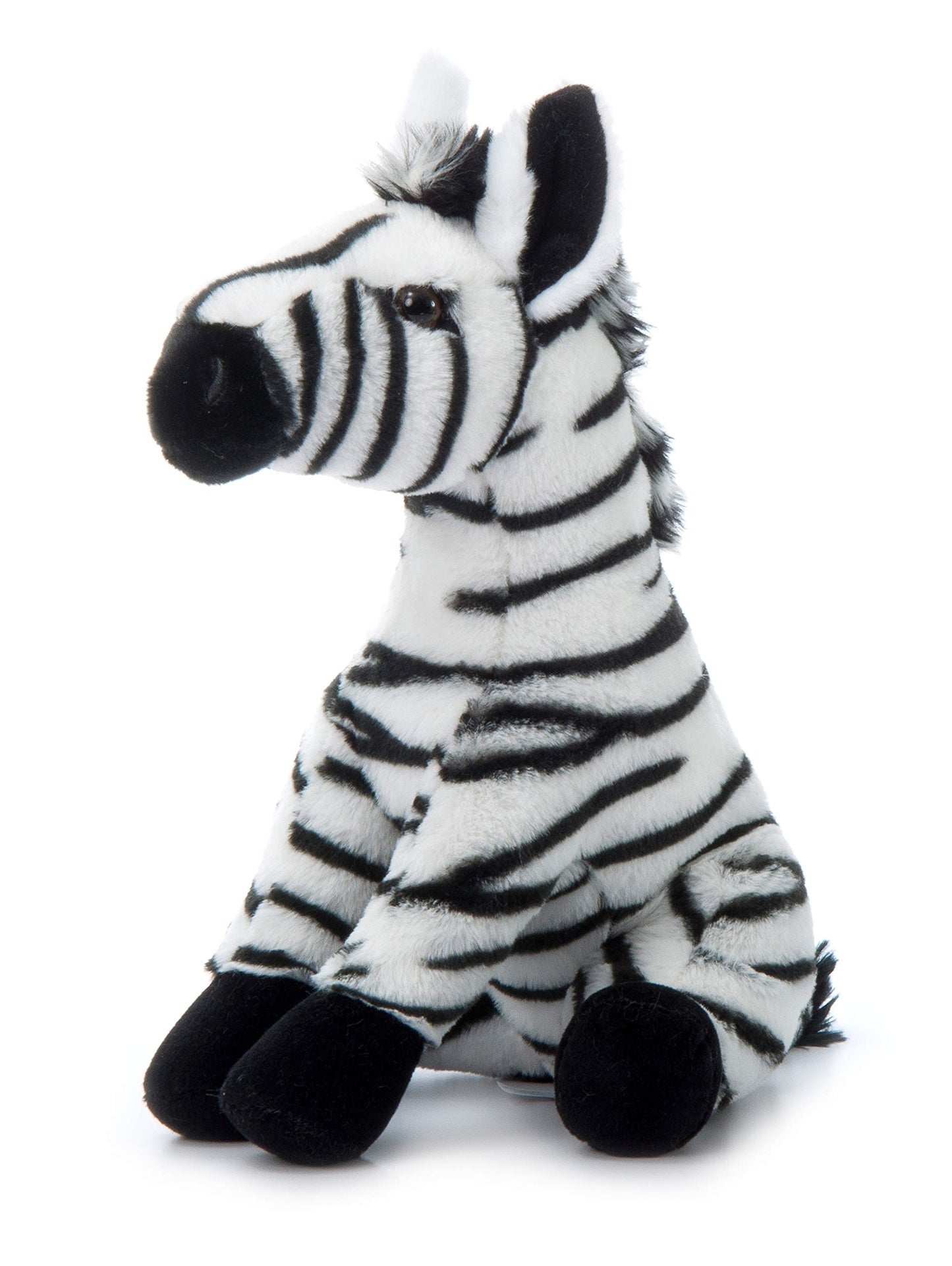 The Petting Zoo Zebra Stuffed Animal, Gifts for Kids, Wild Onez Zoo Animals, Zebra Plush Toy 12 inches