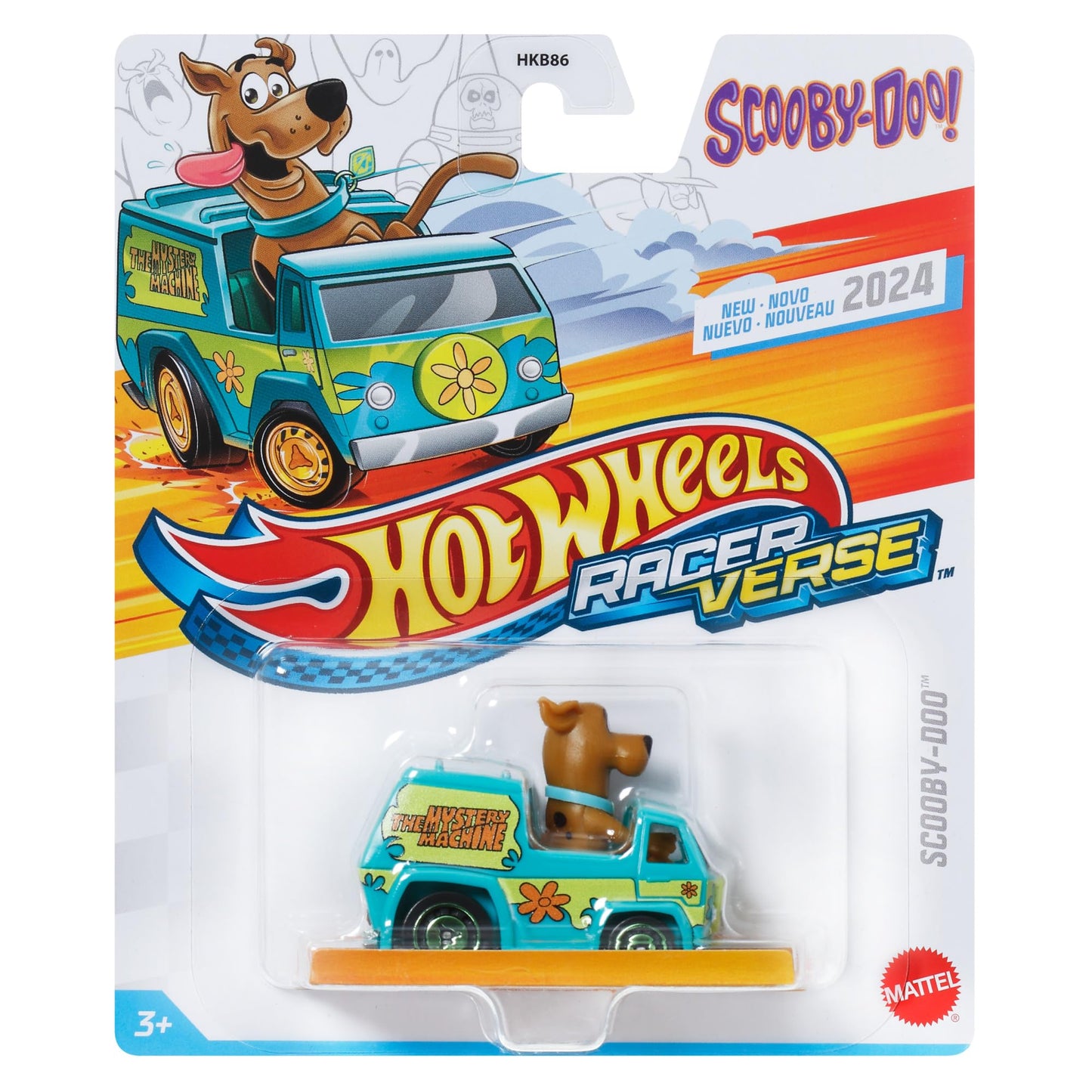 Hot Wheels Racer Verse Toy Vehicle Scooby-Doo The Mystery Machine