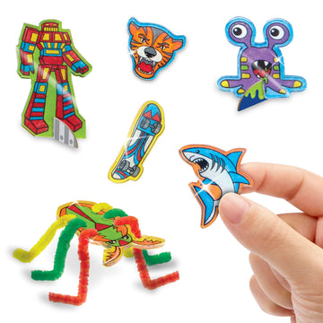 Shrinky Dinks Cool Stuff Activity Set, Kids Art and Craft Activity Set, Kids Toys for Ages 5 Up, Gifts and Presents by Just Play