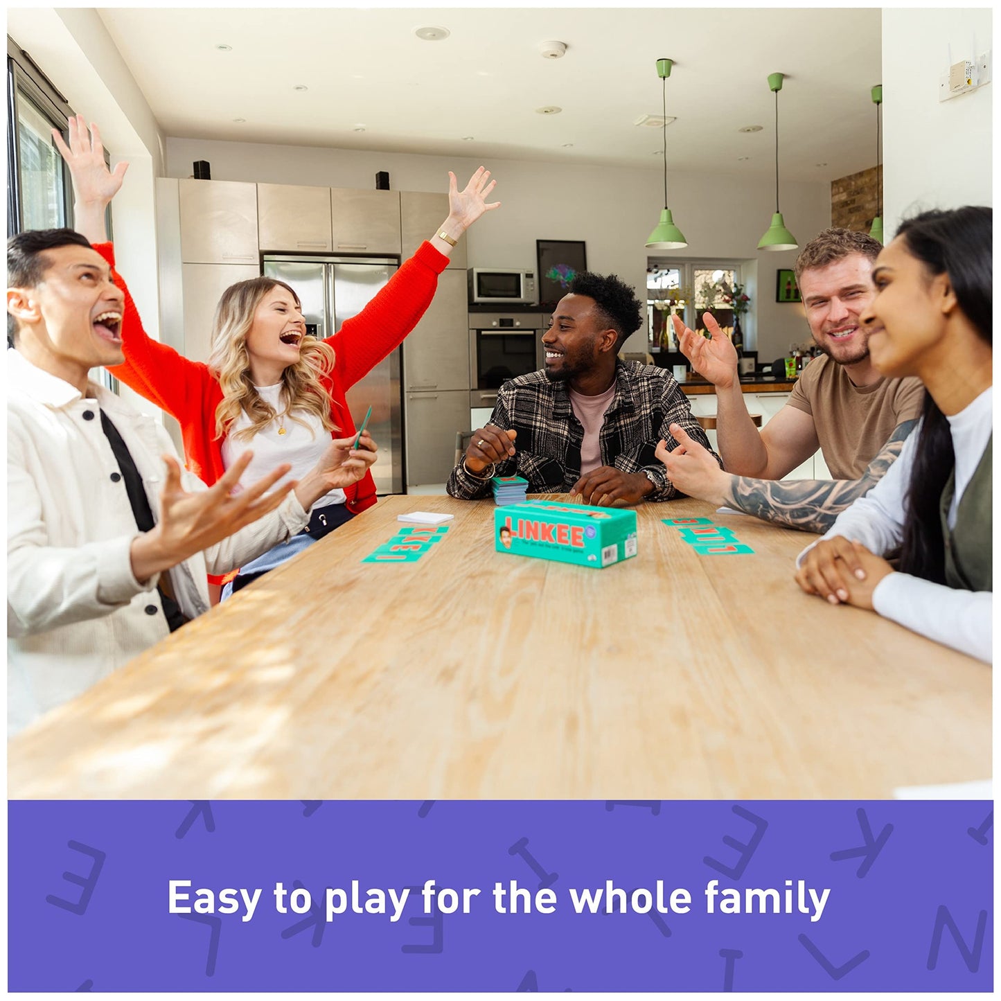 Linkee: Nick Jonas Edition: Family Quiz Board Game for Adults and Teens, Perfect For Family Game Night