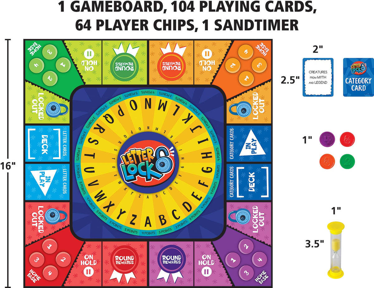 Teacher Created Resources Letter Lock Board Game (EP61000)