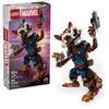 LEGO Marvel Rocket & Baby Groot Minifigure, Guardians of The Galaxy Inspired Marvel Toy for Kids, Buildable Action Figure for Play and Display, Gift