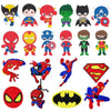FLYSONG 5D DIY Diamond Art Stickers Kits for Kids, 20 PCS Hero Gem Stickers Beads Handmade Painting Making for Beginners Boys Children (Hero)