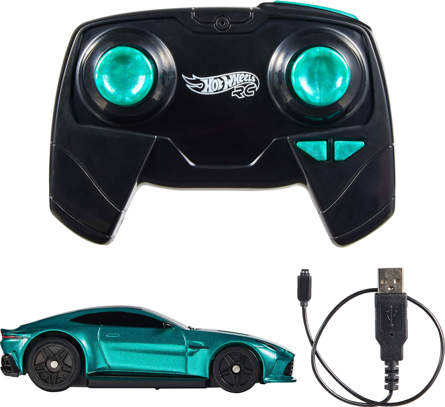Hot Wheels RC Aston Martin Vantage in 1:64 Scale, Remote-Control Car