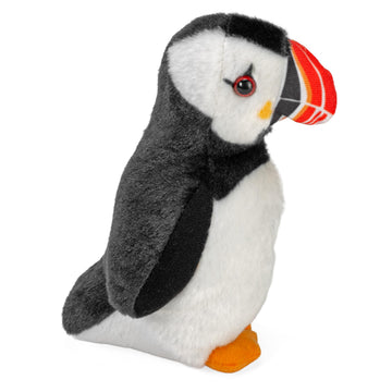 Wild Republic Audubon Birds Atlantic Puffin Plush with Authentic Bird Sound, Stuffed Animal, Bird Toys for Kids and Birders