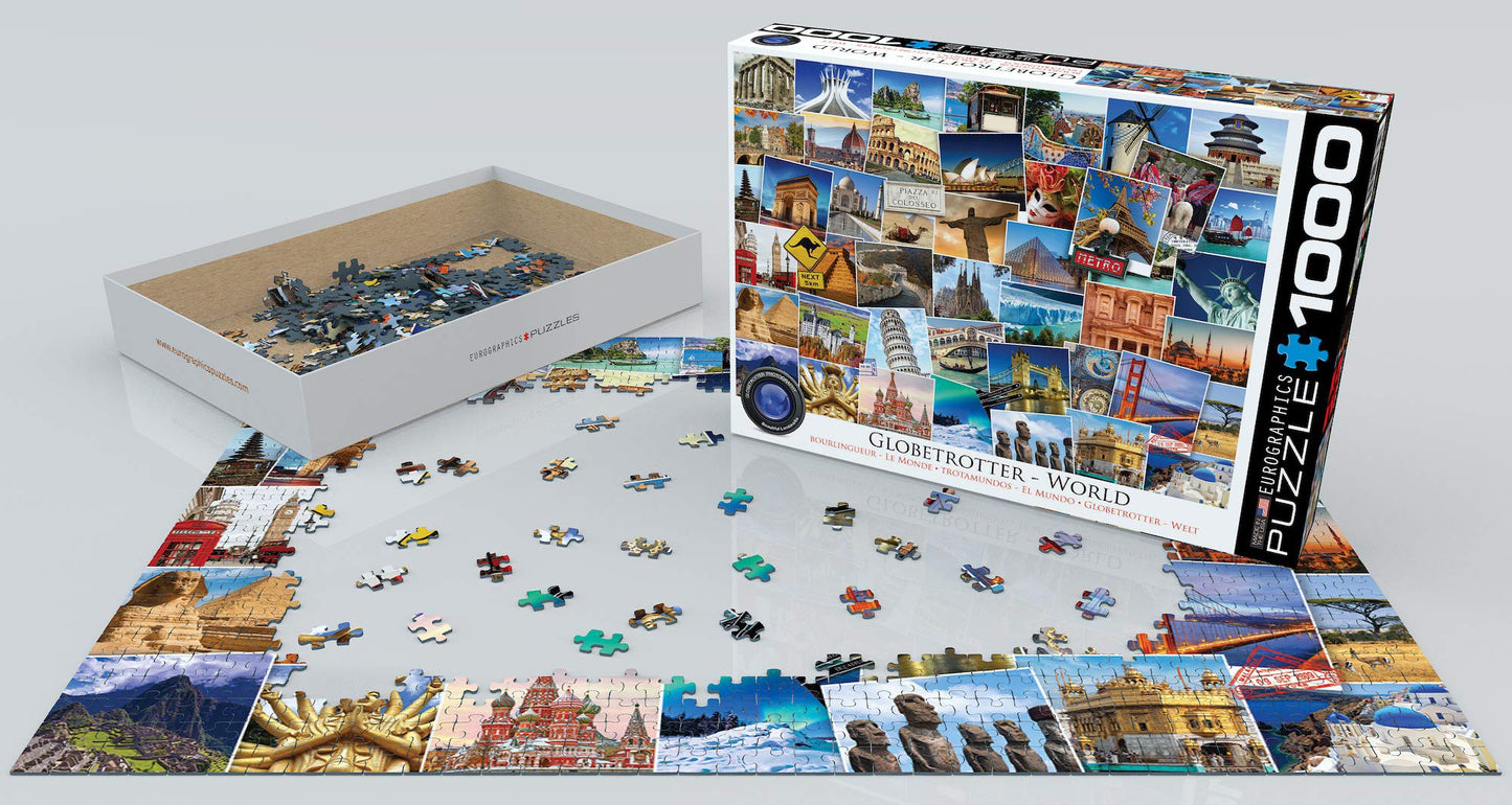 EuroGraphics World Globetrotter Jigsaw Puzzle (1000 Piece)