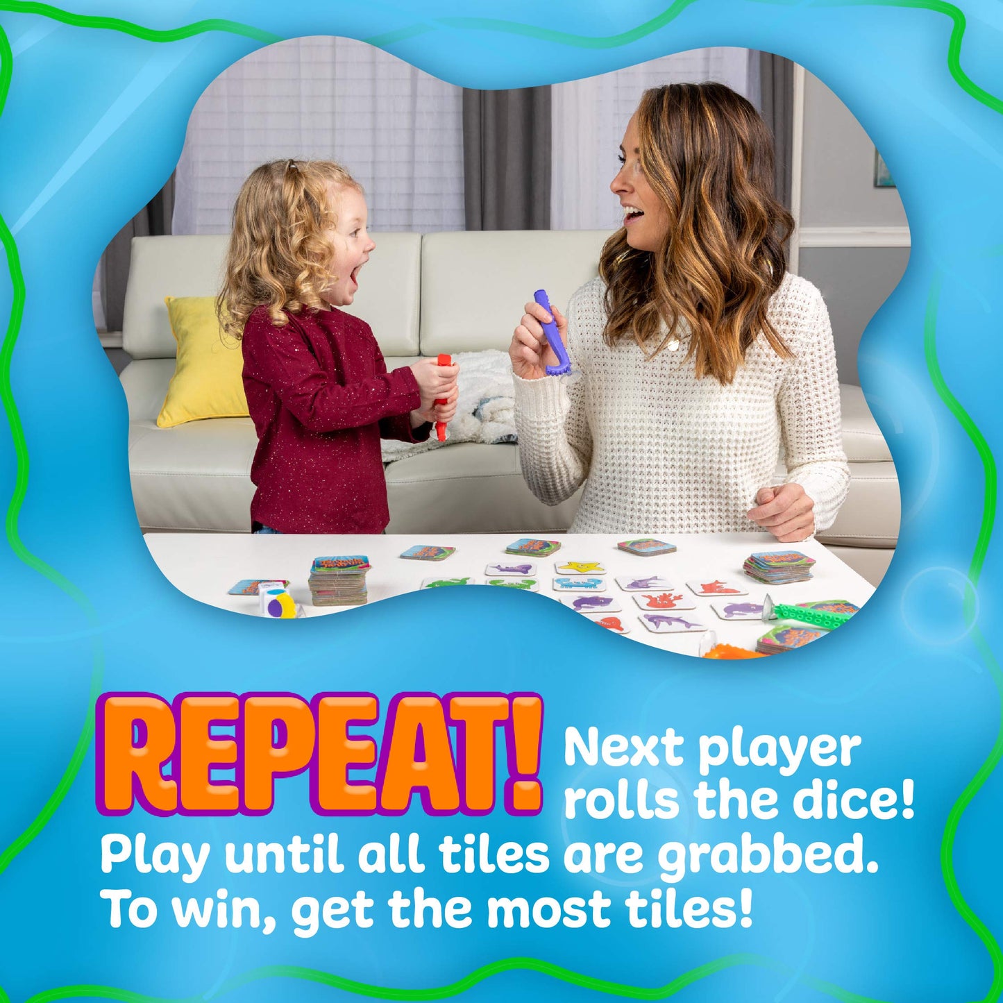 Continuum Games Tentacle Tantrum Fast-Paced Octopus Game of Matches and Squiddy Snatches | 2-6 Players, 20-Minute Play Time, Ages 3 and Up | Family