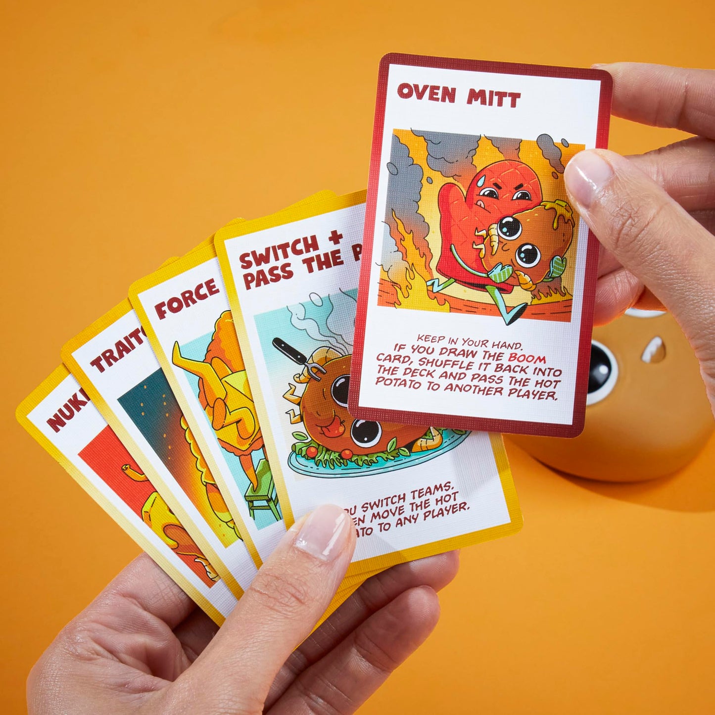 Hasbro Gaming Traitor Tots Card Game | Explosive Potato Party Card Game for Families and Adults | 3 to 10 Players | 25 Mins. Average | Indoor Summer