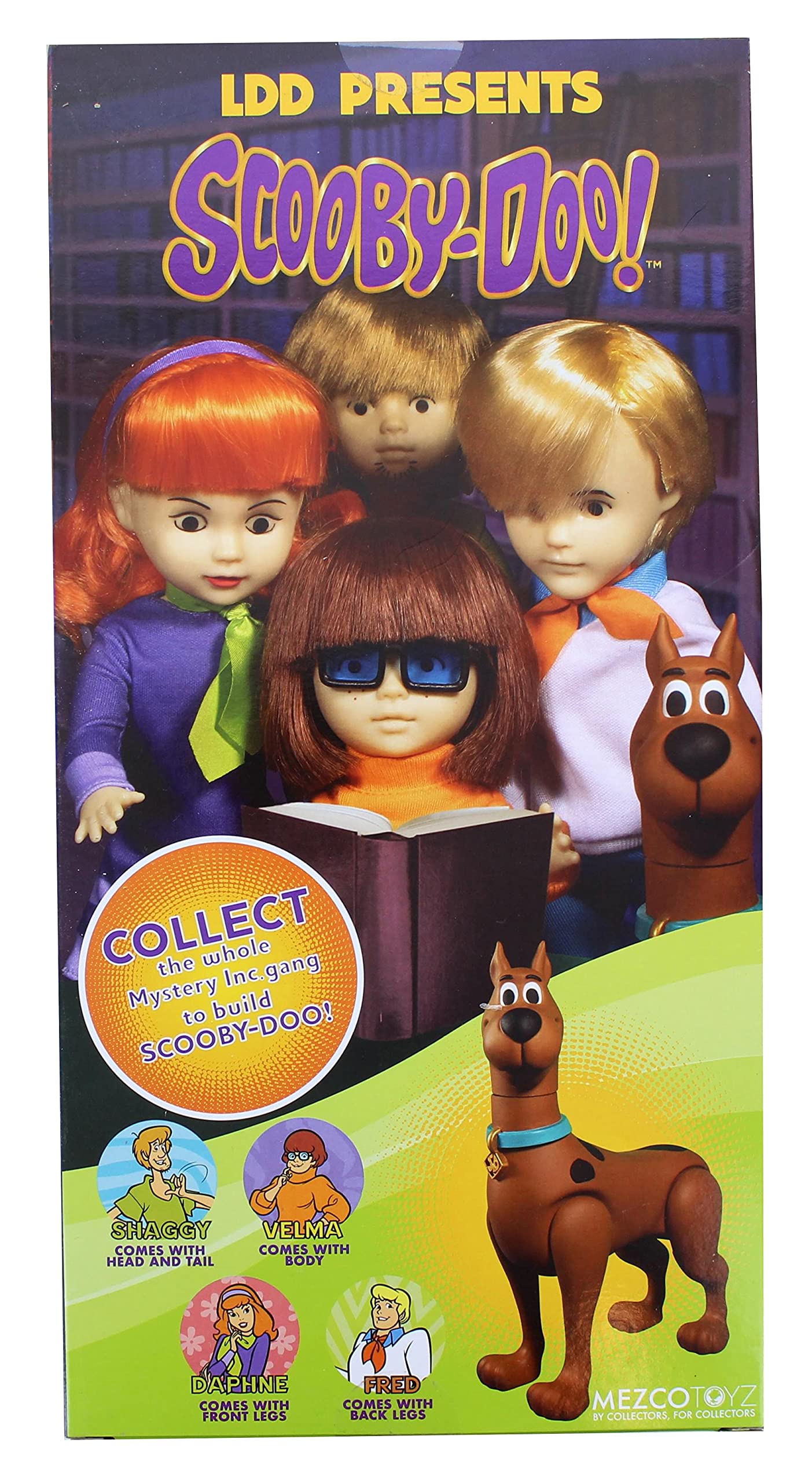 Mezco Toyz Scooby-Doo and Mystery Inc 10 Inch Living Dead Doll | Daphne, Blue
