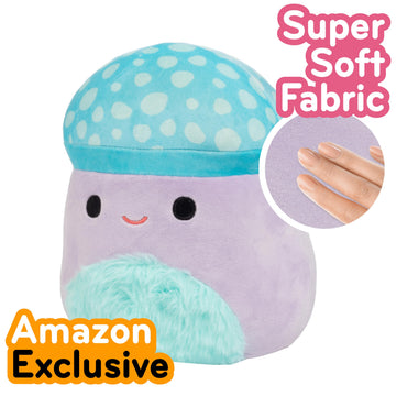 Squishmallows 8-Inch Pyle The Magic Mushroom Plush Official Jazwares Ultra-Soft Squishy Mushroom Stuffed Animal Toy, Cute Fantasy Character
