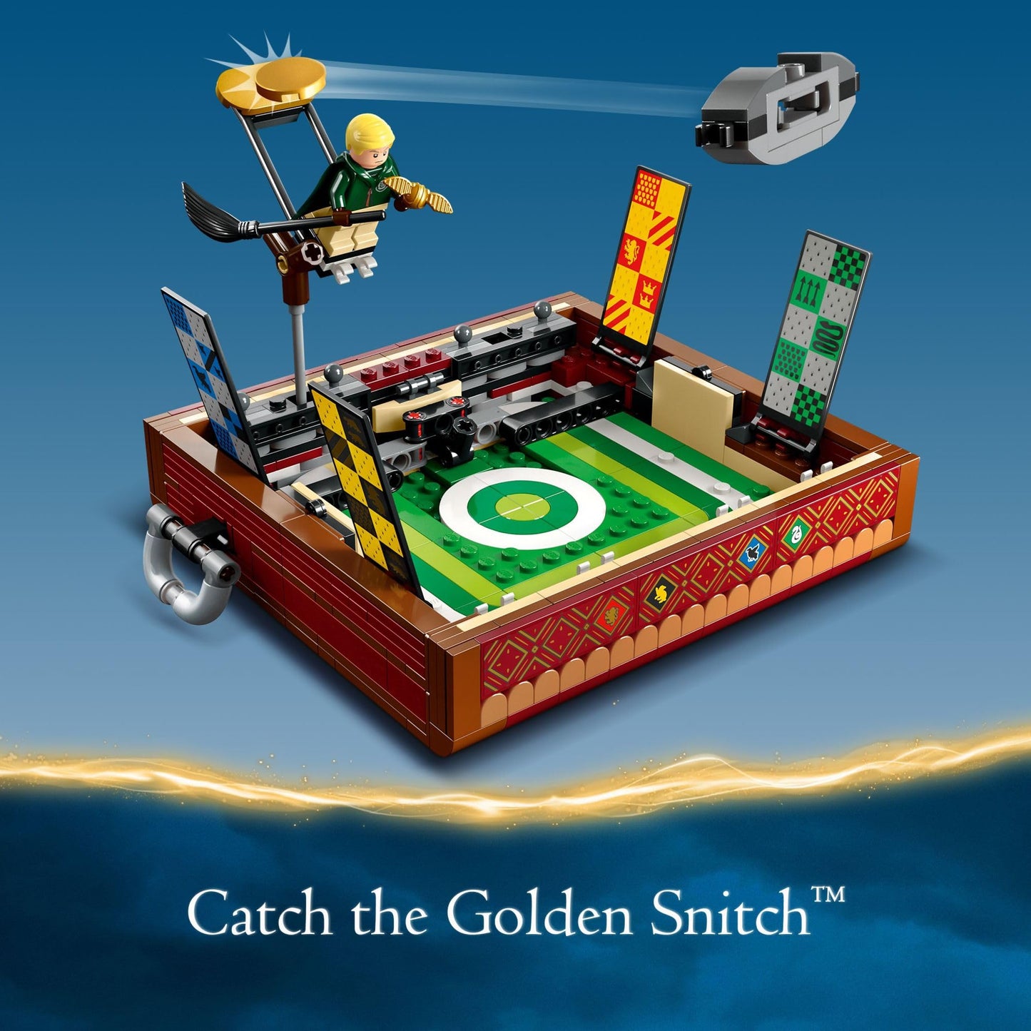 LEGO Harry Potter Quidditch Trunk 76416 Buildable Harry Potter Toy; Birthday Gift Idea for Kids Aged 9+; Open the Buildable Box to Reveal a Quidditch