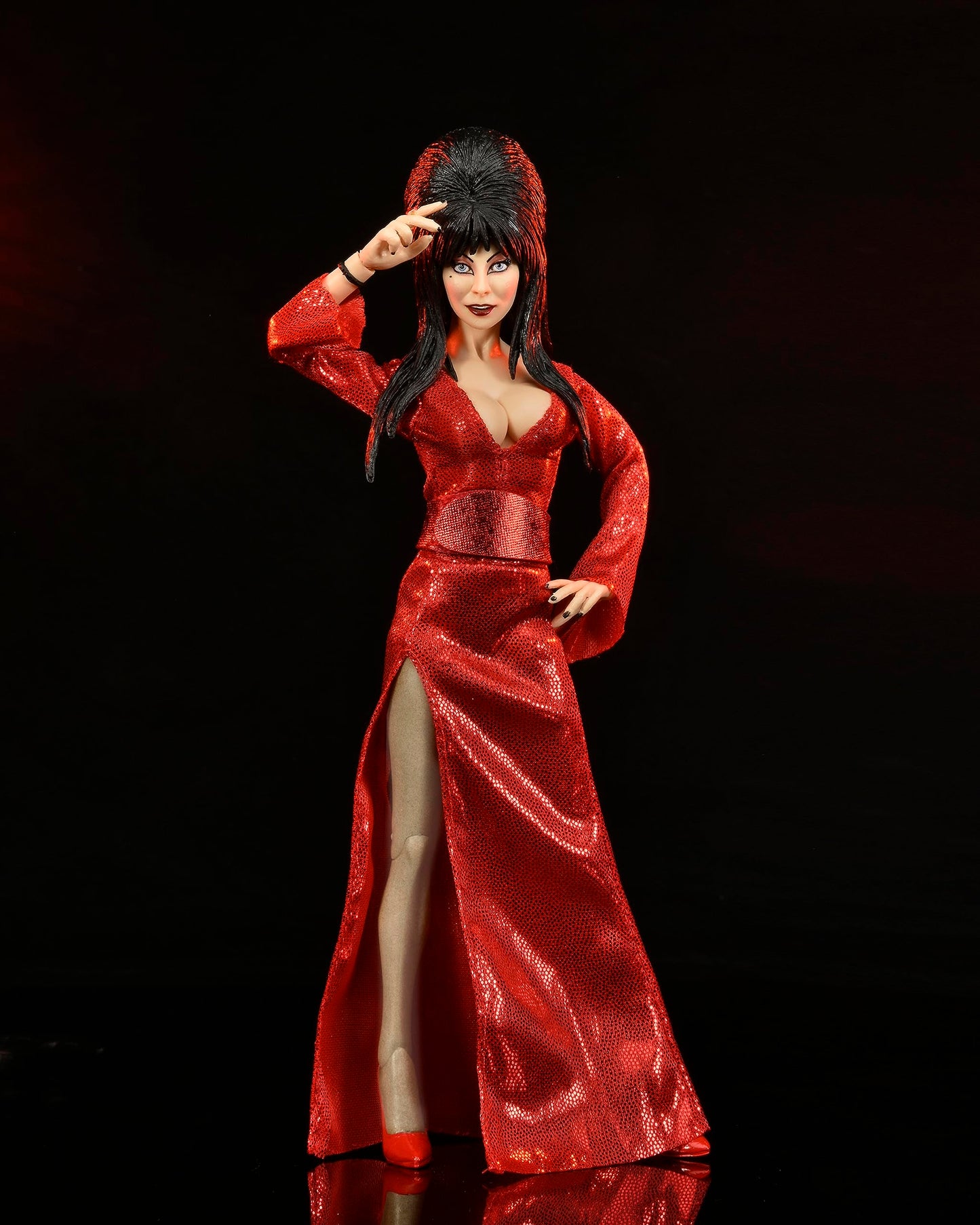 NECA - Elvira - 8” Clothed Action Figure - “Red, Fright, and Boo”