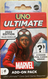 UNO Ultimate Marvel Card Game Add-On Pack with Ultimate Spider-Man Miles Morales Character Deck & 2 Collectible Foil Cards, Vary