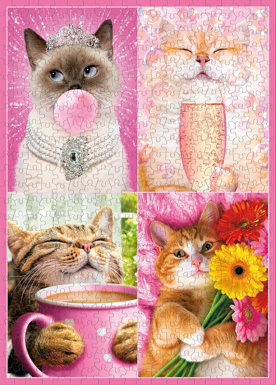 Ceaco - Avanti Cat Fancies - 500 Larger Piece Jigsaw Puzzle