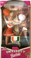 University of Miami Special Edition Cheerleader Barbie Doll
