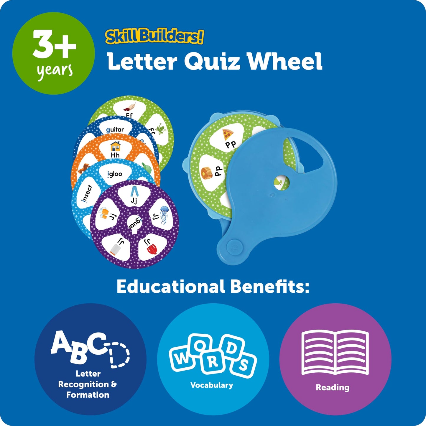 Learning Resources Skill Builders Letter Quiz Wheel