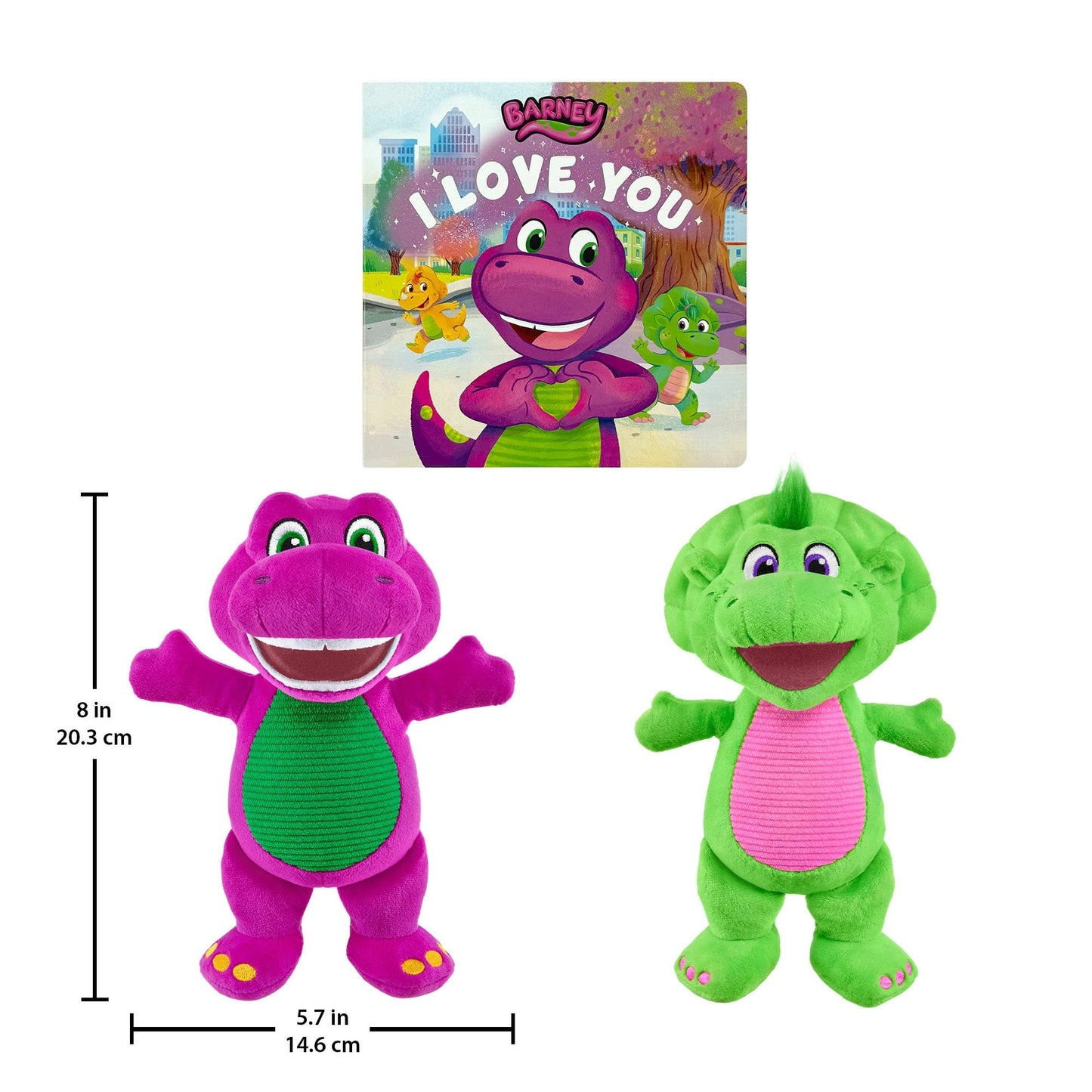 Barney Fisher-Price World Baby Bop Plushes & Storybook