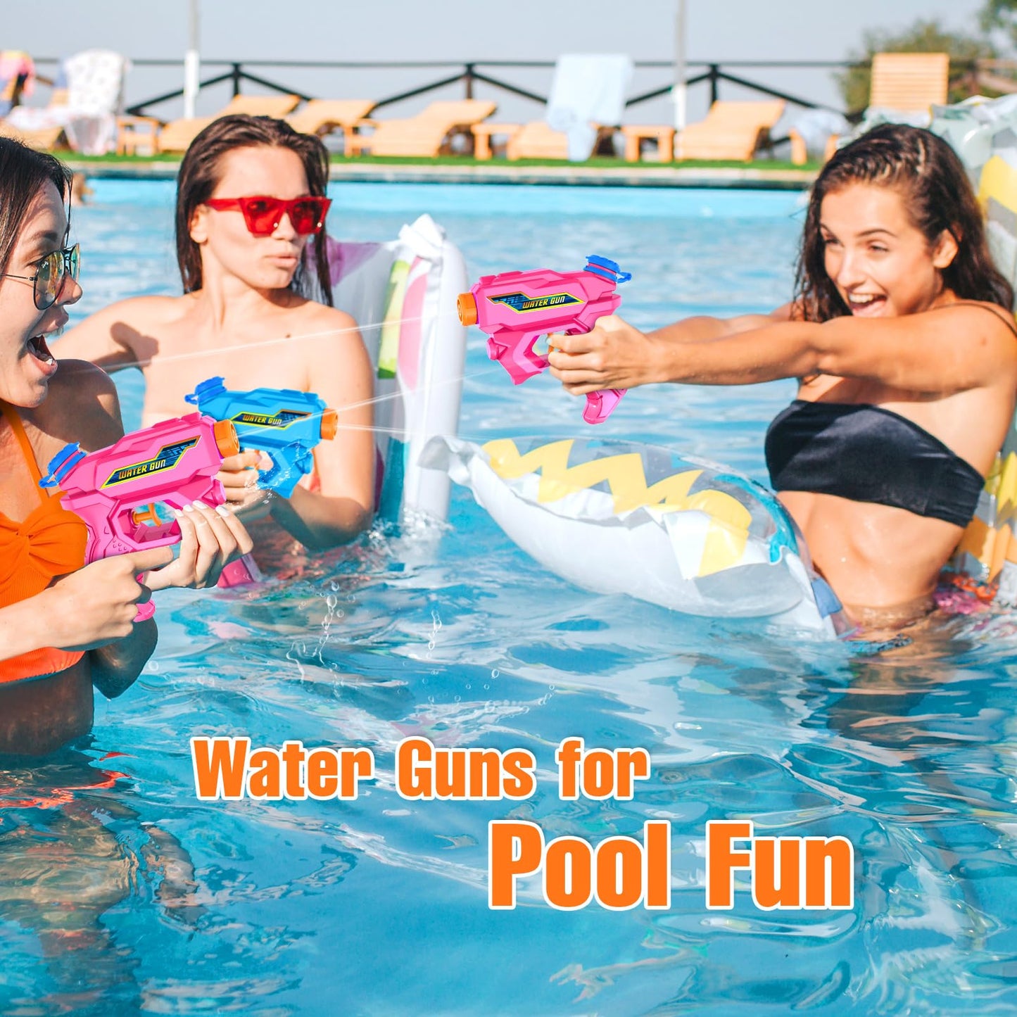 Water Gun Mini Squirt Guns, Water Guns for Kids Adults Water Pistol Small Water Blaster for Boys Girls Toddlers, Summer Toys for Outdoor Ages 2-4