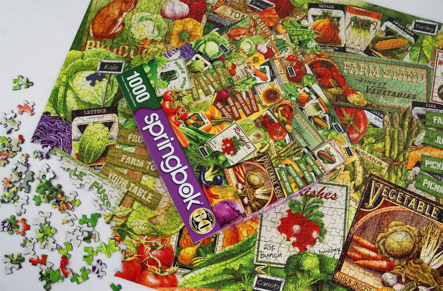 Springbok Eat Your Veggies 1000 Piece Jigsaw Puzzle for Adults