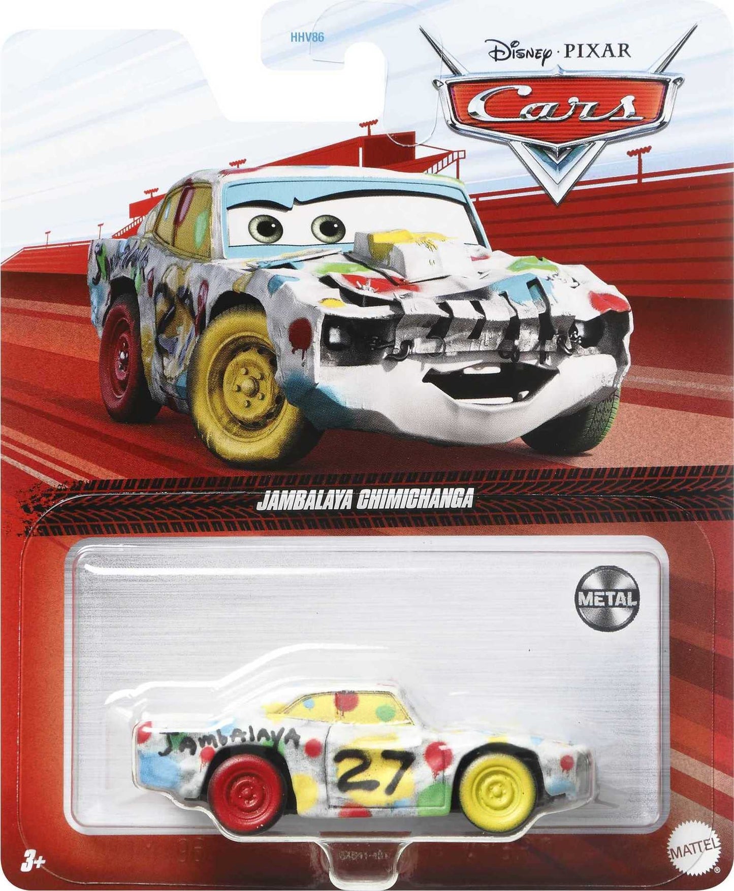 Disney Cars Toys and Jambalaya Chimichanga, Miniature, Collectible Racecar Automobile Toys Based on Cars Movies, for Kids Age 3 and Older, Multicolor