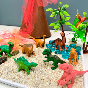 Safari Ltd. Baby Dinosaurs TOOB - 10 Figurines: Pteranodon, Apatosaurus, Triceratops, Brachiosaurus, Stegosaurus, Velociraptor, T-Rex, & More