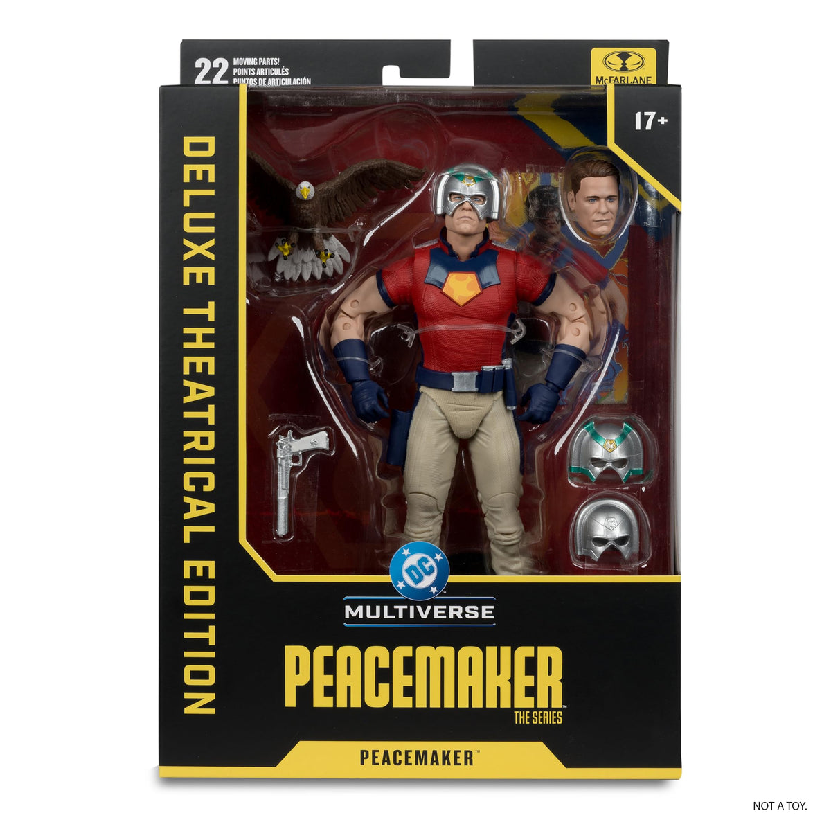 McFarlane Toys- DC Multiverse Peacemaker (Peacemaker The Series) 7in Action Figure (Deluxe Theatrical Edition)