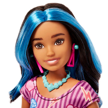 Barbie First Jobs Skipper Set with Dummy Doll, Ear Piercing Station with Piercing Tool, 10 Pairs of Earrings and 5 Accessories, Children's Toy, from 3