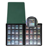 Rieton 16 Pocket Top loader Binder, Holds 640 Top Loaders, Top loader Binder with Sleeves for 3'' x 4'' Top loaders - Green