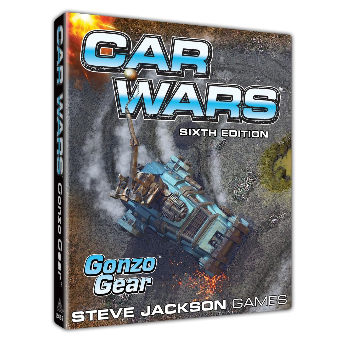 Car Wars Gonzo Gear - Steve Jackson Games Expansion - Armored and Advanced Gear for Car Wars - Customization Options for Combat Vehicles - Great