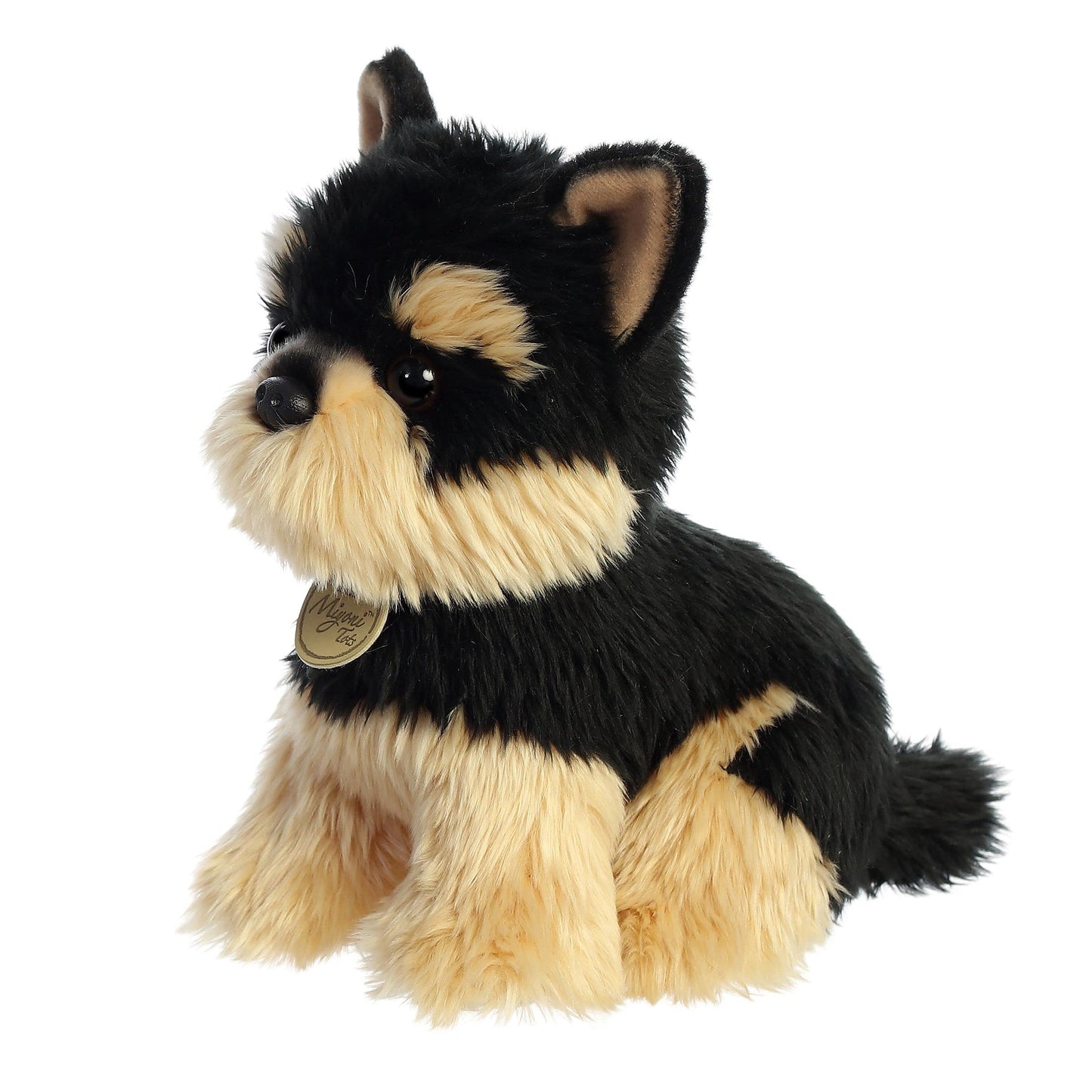 Aurora® Adorable Miyoni® Tots Yorkie Pup Stuffed Animal - Lifelike Details Make a Cherished Companion - Perfect for Decorating Bedrooms or Classrooms